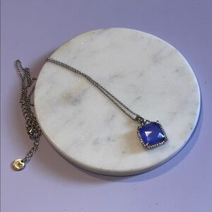 Bomb party purple and silver Pendant Necklace